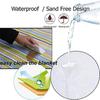 Wasserdichte Outdoor-Picknick-Matte Camping Strandmatte Plaid Tragbare Wanderreise Schlafdecke Klappgrünland Pad Teppich