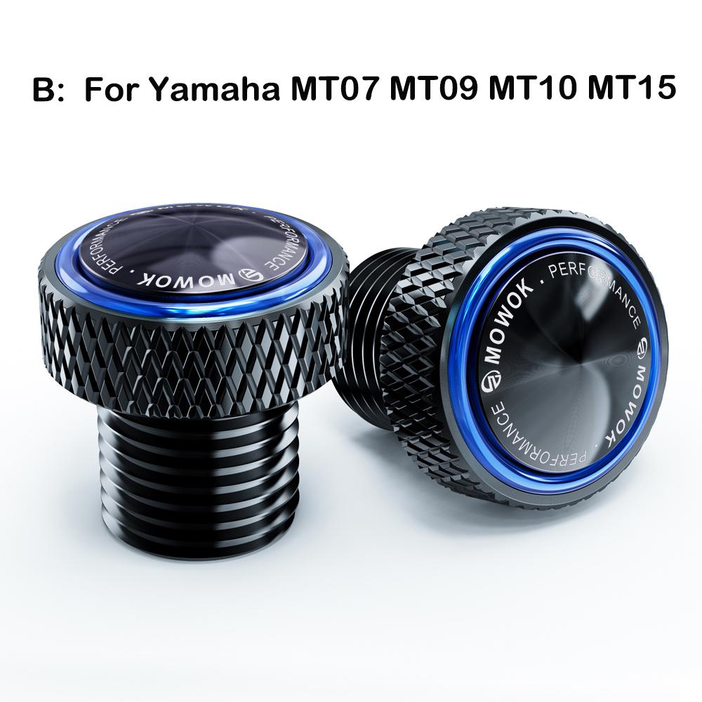 For Kawasaki Yamaha Z900 Z750 Z650 Z800 Z1000 Z400 Z900RS MT07 MT09 MT15 Motorcycle Mirrors Hole Plug Screws Caps Z 900 750 650