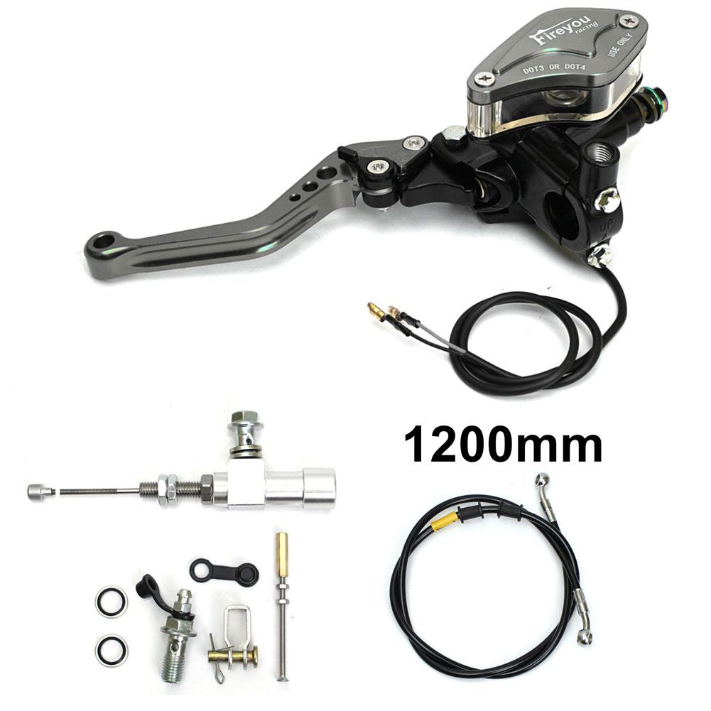 Universal 12.7mm Motorcycle Hydraulic Clutch Kit wIth Lever for Honda Yamaha Kawasaki Suzuki Motos Embrague Repair Accessories