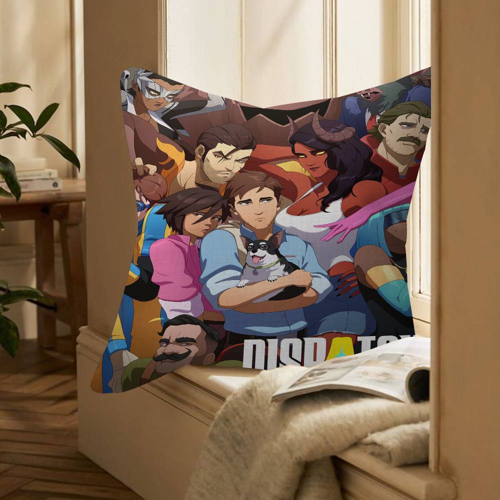 Cool Hot Visual Novel Game DDispatchES pillow cover sofa cushion cover home room decoration children gift