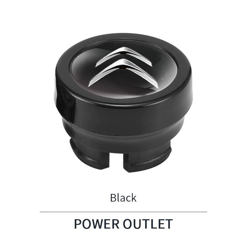 

Citroen Car Cigarette Lighter Dust Plug Socket Cover Cap For Citroen C2 C3 C4 C5 Cactus Auto Interior Accessories (6 Colors) жовтий