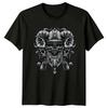 Wikinger Krieger Skull Art T Shirt Nordic Geburtstag Geschenk Vintage Stylish Homme Breathable Soft Stretched Streetwear