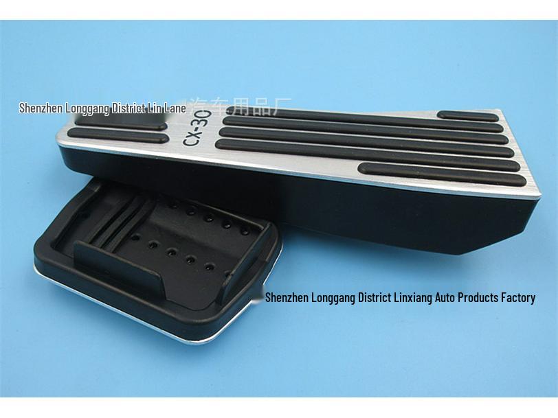 Pour Mazda 3 & CX-30: Ensemble de Pédales Antidérapantes en Alliage d'Aluminium Non Perforé (Accélérateur et frein)