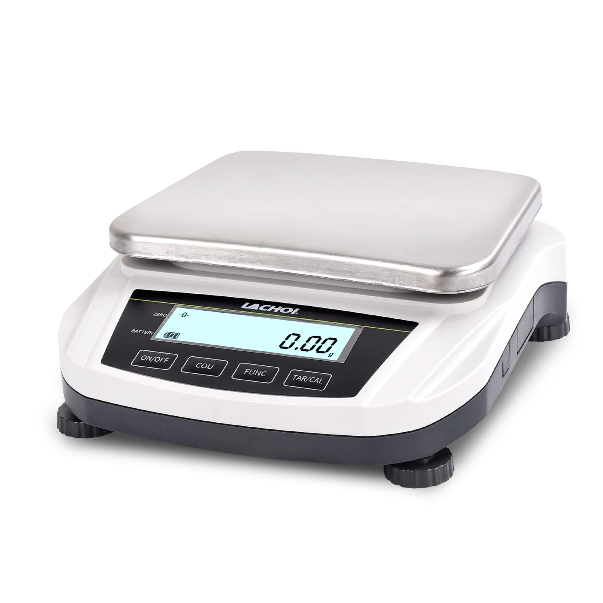 

LACHOI Digital Scale Digital Scale Precision Scale Analytical Electronic Balance Weighing Instrument Jewelry Scale School Home Everyday Kitchen Lab білий