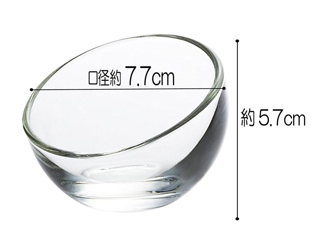 ADERIA La Rochelle Glass 6 Pieces Deep Small Living Living for Banquet H3994 Bowl, Salad, Tableware, Bowl, Soup, Plate, Stylish, Glass, Dessert,