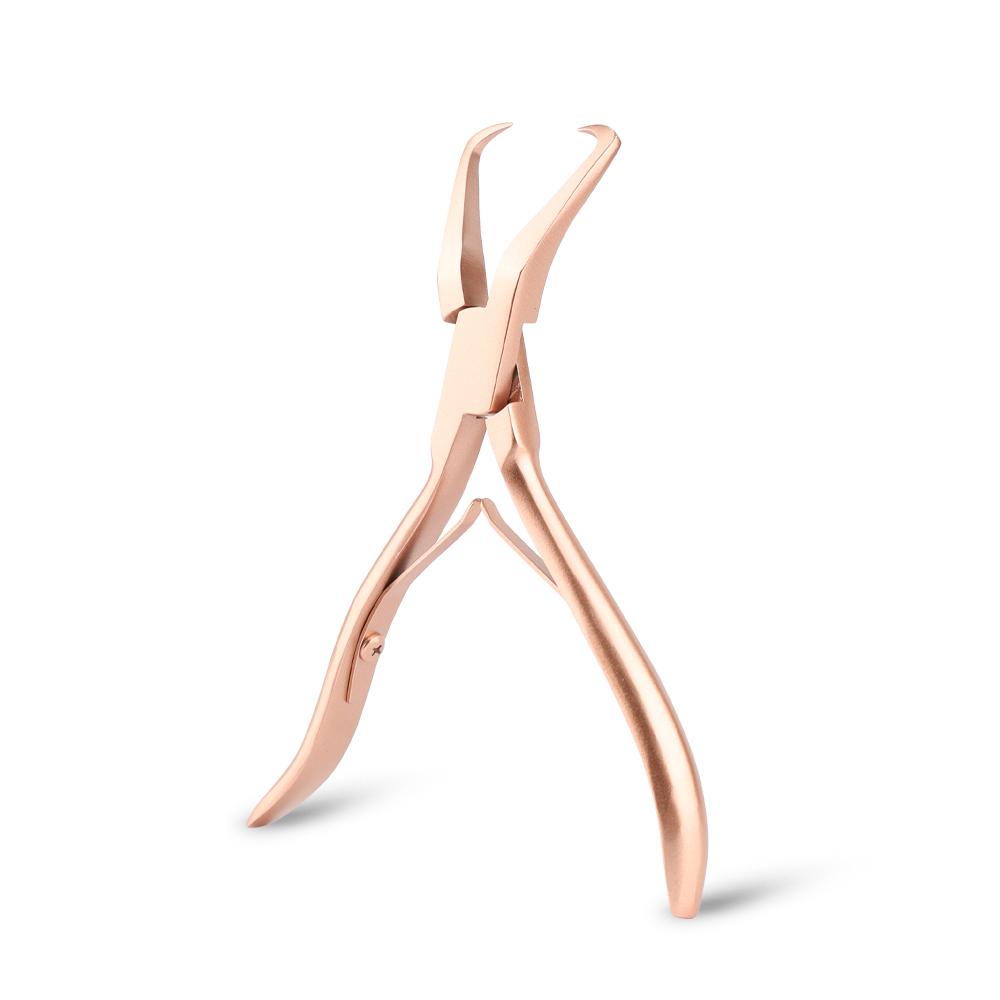 GlamorDove Micro Beads Plier For Hair Extension Removal Micro Ring Link/Bead Opener Tool Silver Color Micro Ring Bead Plier