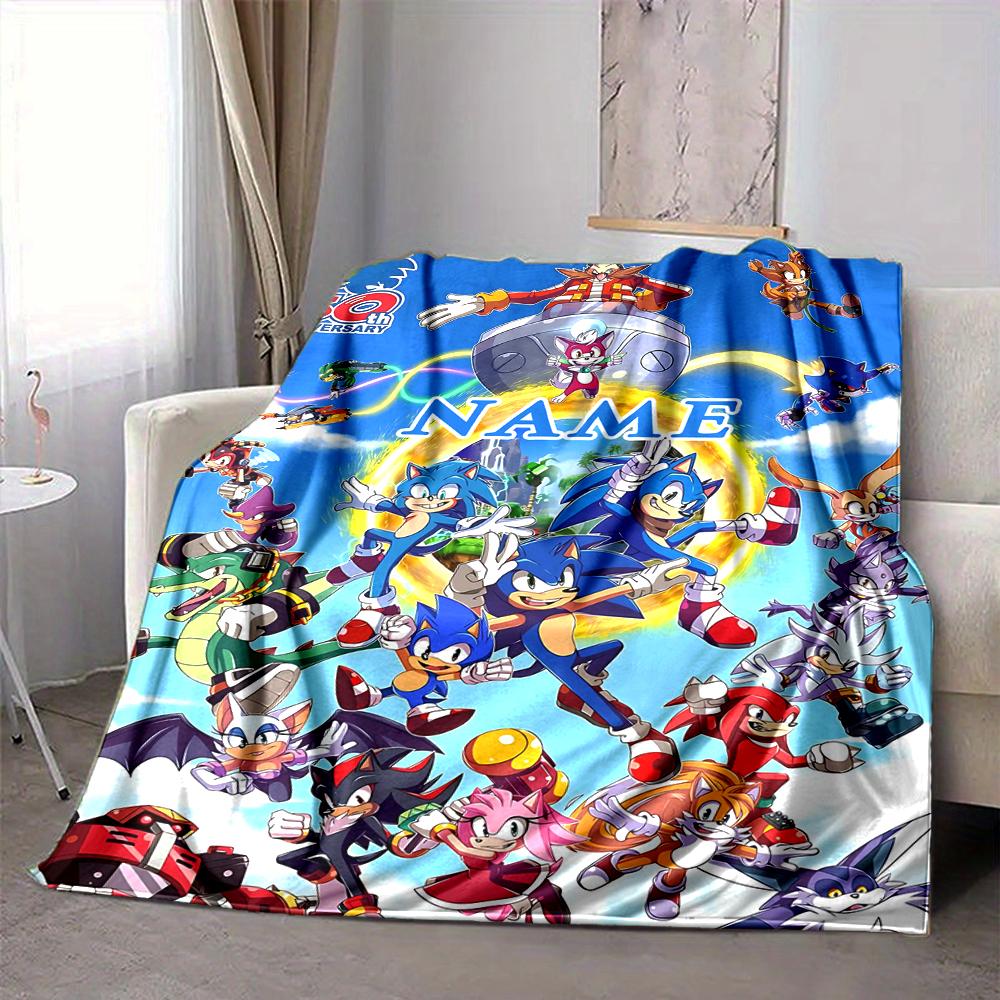 Custom 1pc Sonic Adventure: Chaos Blanket, Soft And Comfortable Blanket, Casual Warm, Camping Travel Blanket, Birthday Gift Q912190
