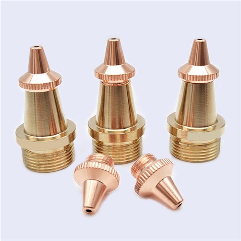 AB34-Copper Laser Nozzles Parts For Fiber Laser Welder Copper Laser Nozzles For SUP20S/T SUP21S/T