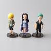 Anime 6Pcs Set One Piece Action Figure Pvc Luffy New Action Collectible Model Decorations Doll Children Toys For Christmas Gifts