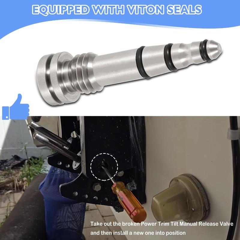 Power Trim Tilt Manual Release Valve 18-6751 813442A2 813442A1 811618A1 For Mercury Mariner Force Outboards Motor