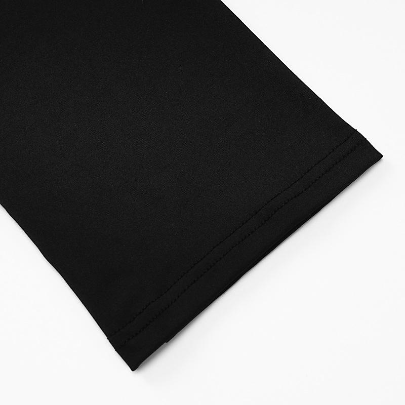 Black Evening Party Dress Women Elegant Fall Winter Outfits Asymmetrical Long Sleeve Night Club Party Split Maxi Dresses