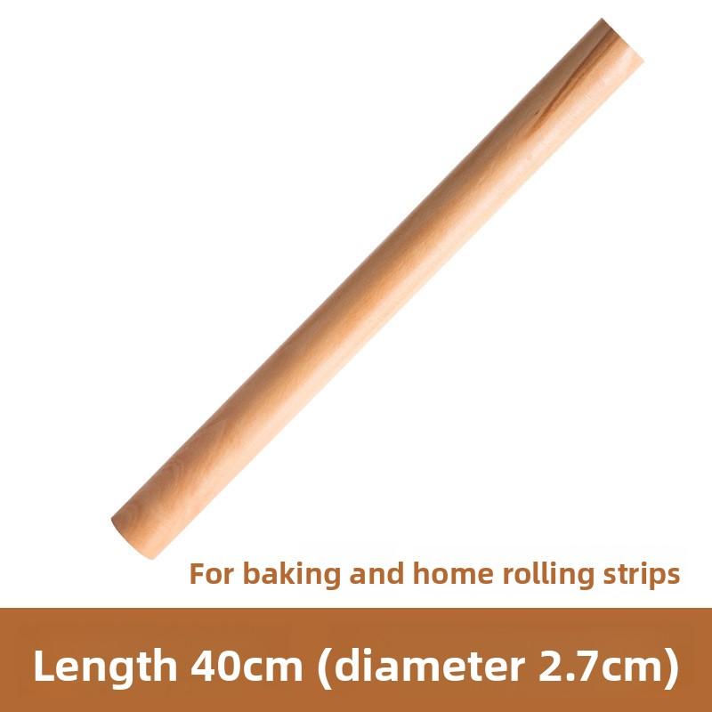 3 Sizes Wooden Rolling Pin French Style Non-Stick Fondant Cake Dough Roller for Pizza Cookie Pastry Baking Tool Kitchen Supplies