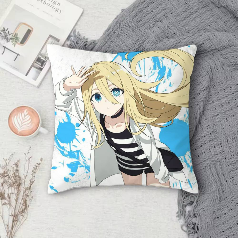 AAngels of Death Doublesided Printed Square Decorative Cushion Cover for Sofa Living Room Home Decor