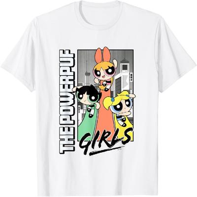 The Powerpuff Girls Iconic Characters Big Chest Boxed T-Shirt