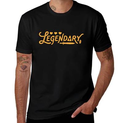 Legendary T-Shirt Man T Shirt Heavy Cotton Man T Shirts High Quality Luxury Brand T-Shirt
