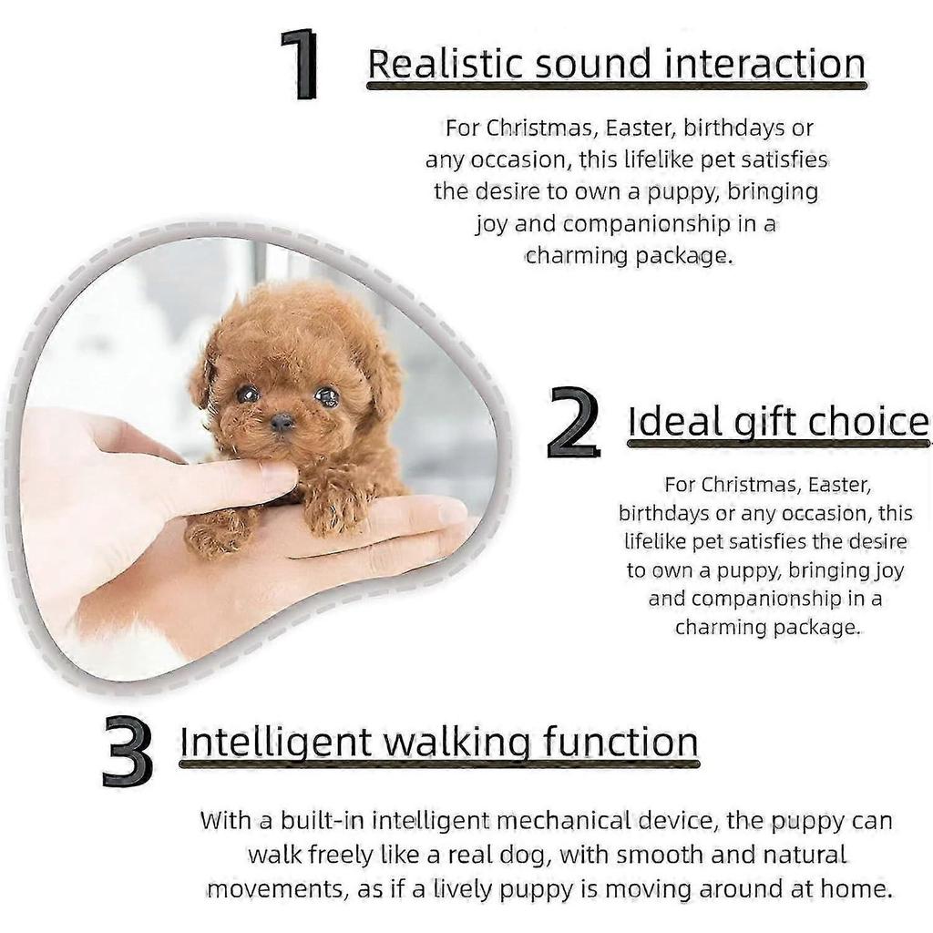Robot Dog for Adults, AI Robotic Dog, My Realistic Robot Puppy That Acts Like a Real Puppy - Walking, Barking, Tail Wagging