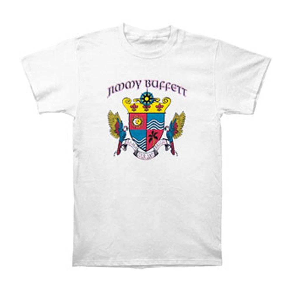 Men s Jimmy Buffett Crest 07 Tour T-shirt Small White M
