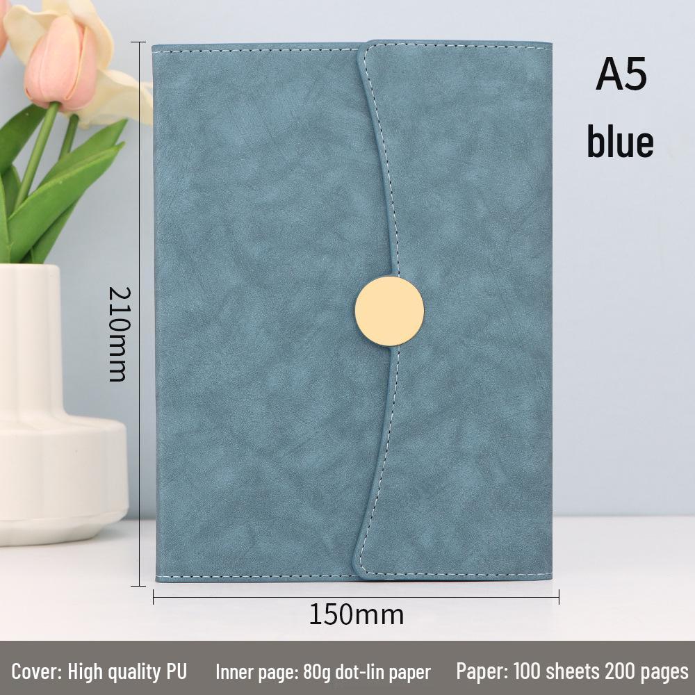 High-Grade Three-Fold Diary Notebook Gift Set with Custom Logo Printing