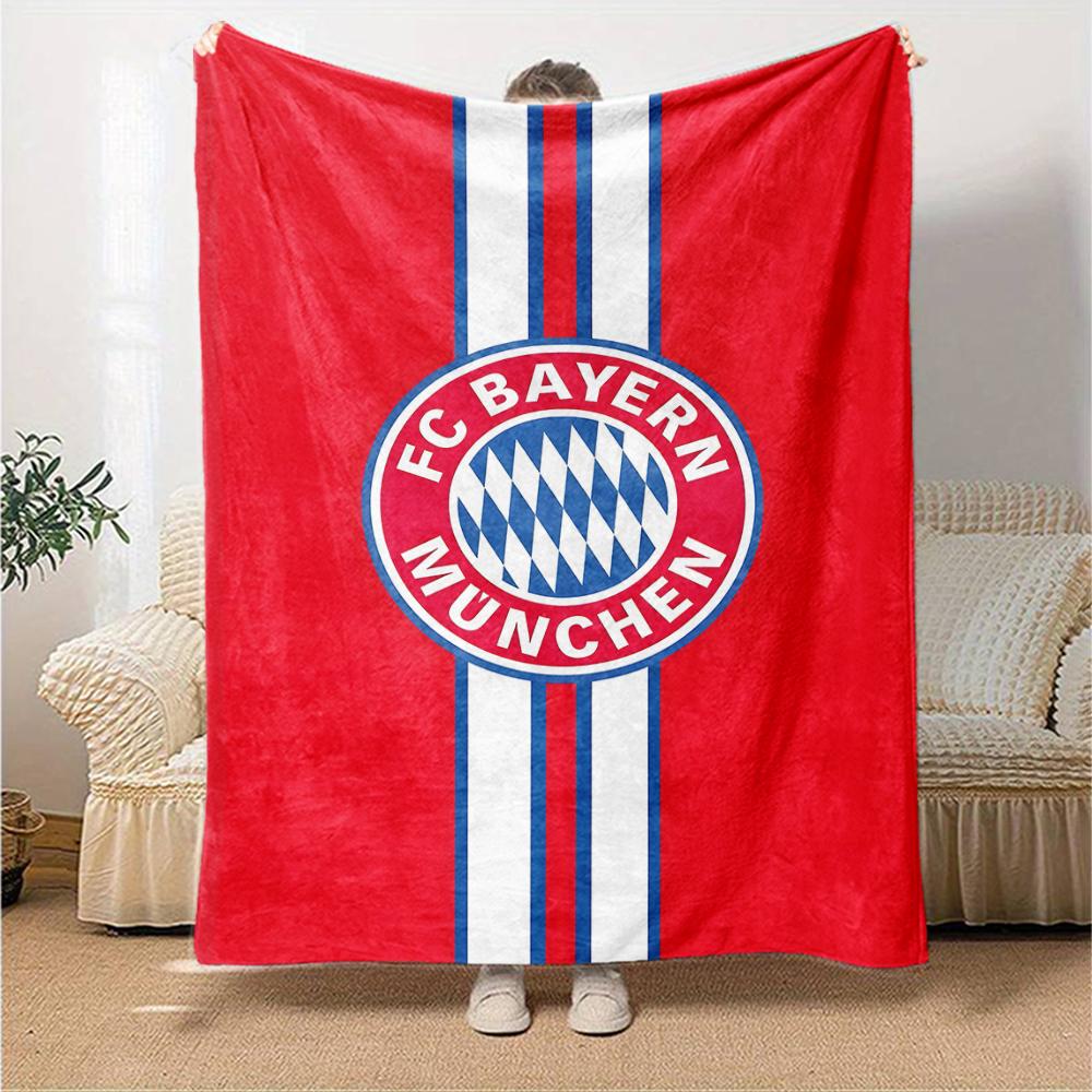1pc Football Team (37) Blanket, Gift, for Men and Women, Soft Blanket, Good for Sofa Bed Couch Travel, Lightweight Flannel Blanket