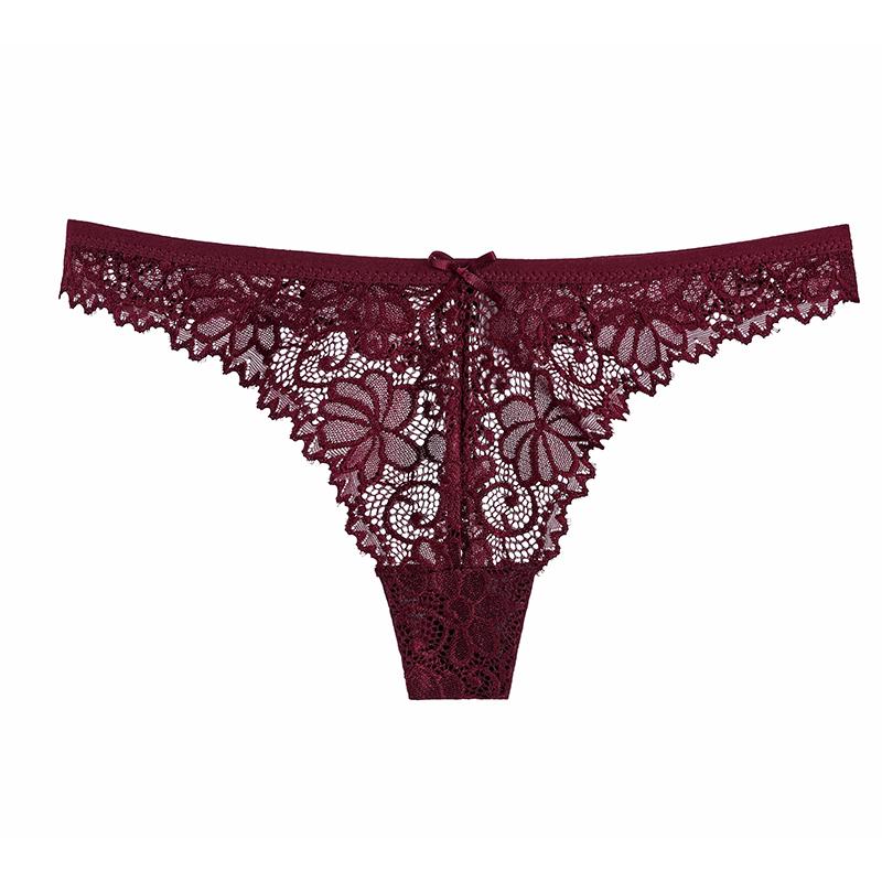 Women's Lace Panties Mesh G-string Female Underpant Waist Female Underwear Lingerie Sexy Hollow Out Low Thong