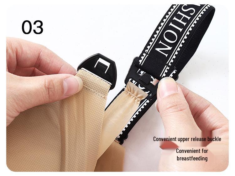 Women's Postpartum Anti-Sag Maternity Bra with Supportive Cups & Stylish Back Design