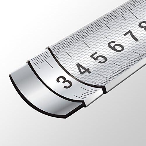 Komelon Convex Stainless Steel Gripper 25, 25mm Tape Width, 5.5m, KMC-32S, Black