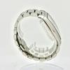 Used EMPORIO ARMANI Men's Watch Silver Rectangular AR-2036 111101 Genuine Belt