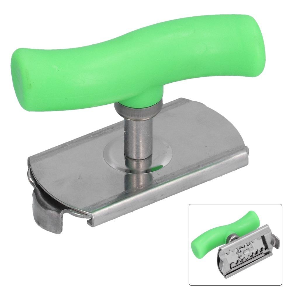 

Adjustable Jar Opener Stainless Steel Lid Remover Kitchen Gadget Lid Gripper Seniors/Weak Hands зелений