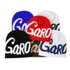 Cross-border Men's Knitted Pullover Hat Street Letter Jacquard Plaid Spandex/Cotton Winter Button 56-60cm