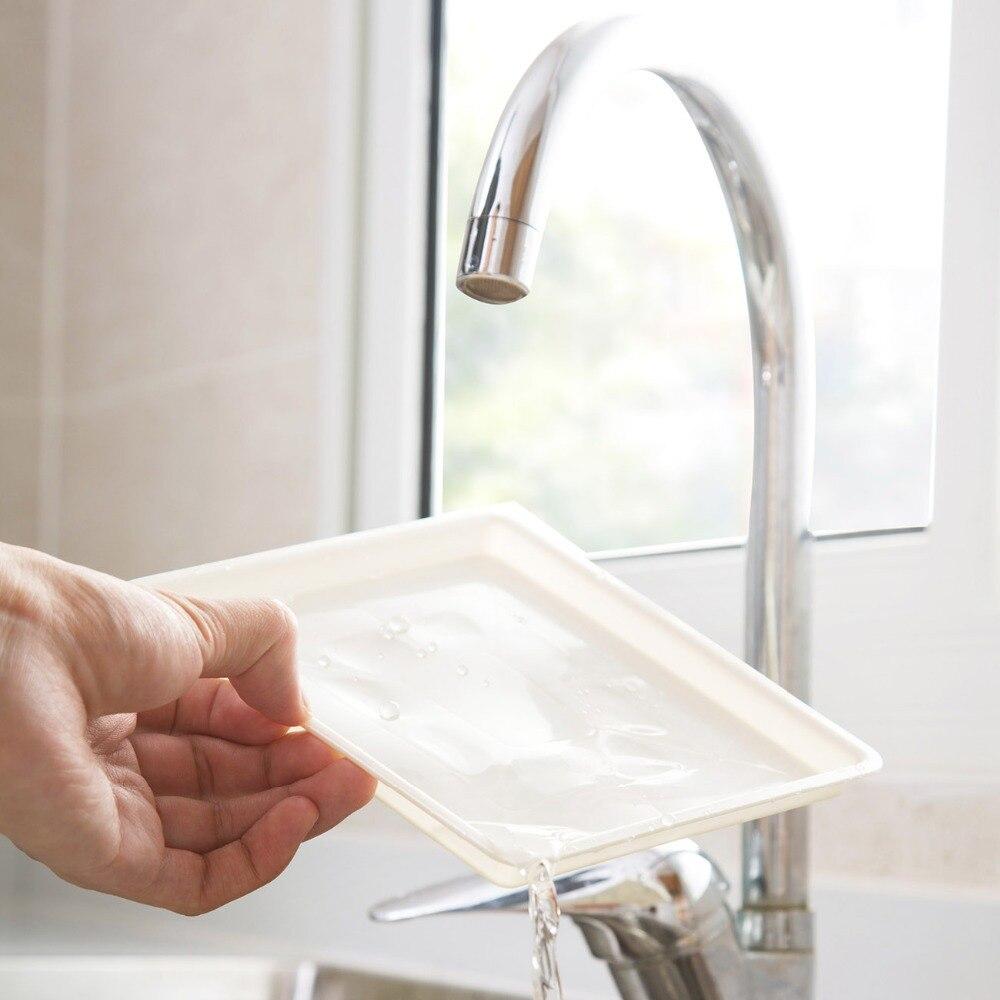 Schwammhalter, Seifenablauf-Aufbewahrungsregal, Küchenspüle-Organizer, Lappen-Geschirrtuch-Bürstenhalter, Eisenregal, Badezimmer-Organizer