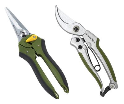 KAKURI Garden Tool Set Floral Fresh Professional Gardening Set, 2-Piece (Pruning Shears/All-Purpose Shears), Gardening, Shears, Flowers, Plants,