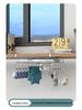 Stainless Steel Kitchen Storage Rack: Hanging Organizer with Cabinet Baskets & Paper Towel Holder
