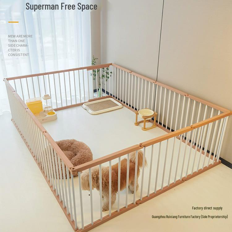 Indoor Anti-Escape Dog Fence: Adjustable Height Protective Barrier for Small Pets