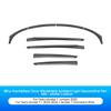 Heenvn ABS Carbon Car Door Decor Strip For Tesla Model Y Juniper Model YL 2025 2026 Anti-Scratch Windshield Ambient Light Trim