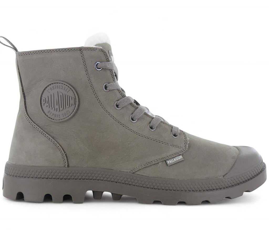 PALLADIUM Pampa HI ZIP WL - Herren Winter Stiefel Boots Schuhe Gefüttert 05982-281-M Grau ORIGINAL