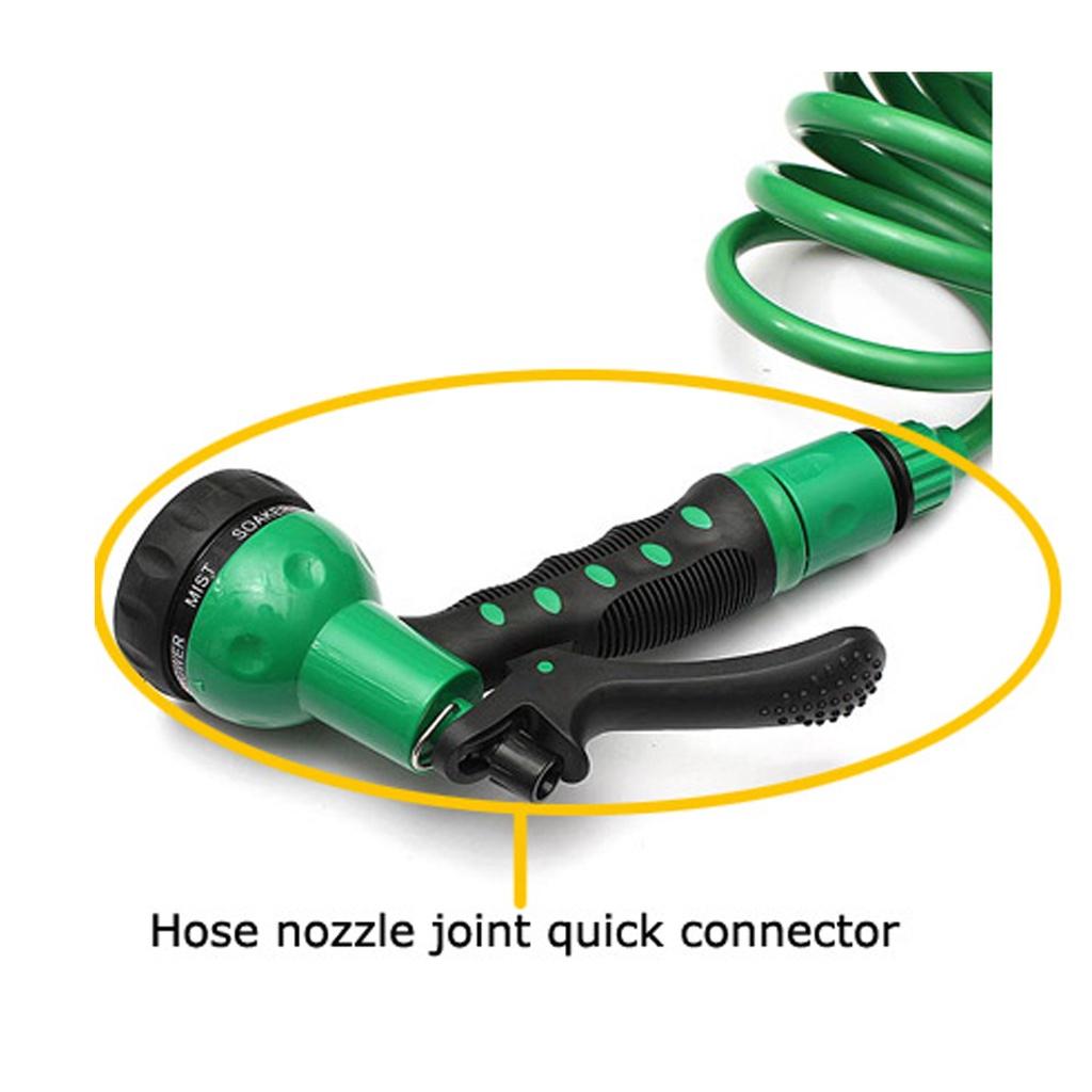 7.5M/15M/30M Plant Watering With Spray Guns ABS+EVA Garden Water Hose Retractable Coil Magic Flexible Car Cleaning Spring Pipe Plastic Hose