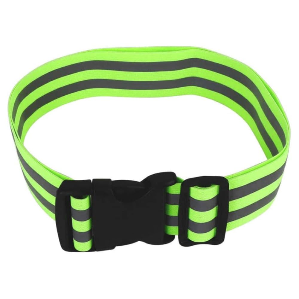 [QIKEJI] Reflective Tasuki Fluorescent Tasuki High Brightness Reflective Fluorescent Green B0DDSYV4B3