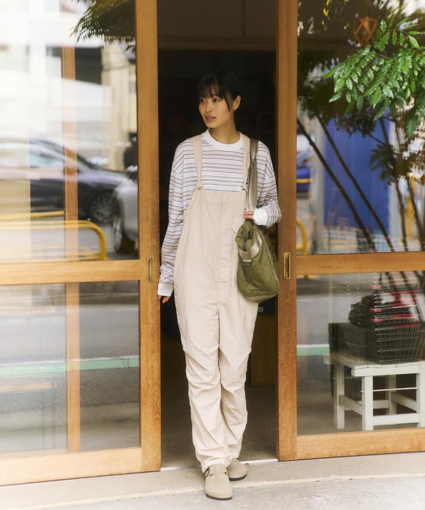 Snow Peak Garment Dyed Overalls and Black 2 AL-25AW002, Overalls, Jumpsuit, All-in-One, Coveralls, Men's Women's,