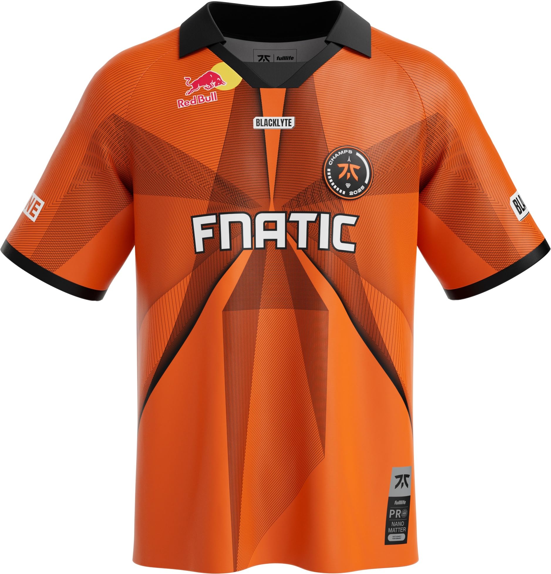 Fnatic Gear FNC214 Чемпионский комплект 2025 Розничная игровая майка, Оранжевый, XL (FC-PW-5056276038952, XX4441)