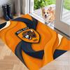 Soft Floor Carpet Hull City Football Pattern Area Rug Decorative Mat For Home Room Decoration