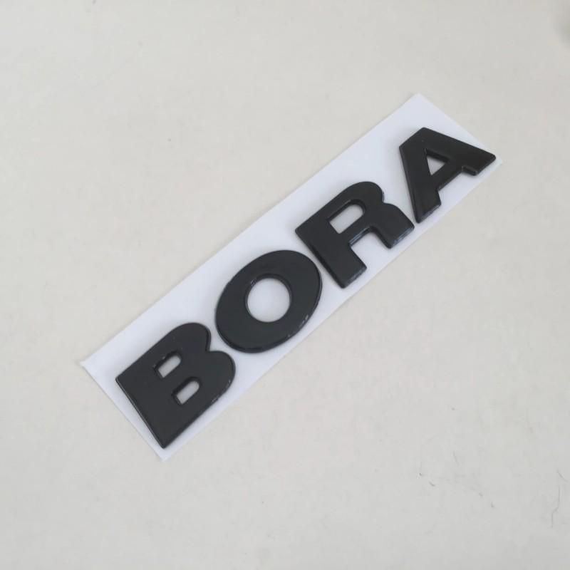 1Pcs BORA Car Letter Emblem Rear Tail Trunk Decals Badge Sticker Decal Styling Auto Accessories