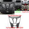 Carbon Fiber Side Air Vent Dashboard Center Console Gear Shift Panel Car Interior Accessories Sticker For Ford Fiesta 2011-