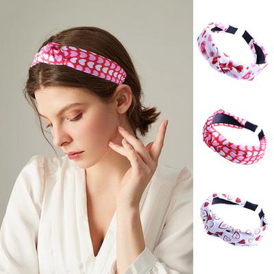 Valentine's Day Hair Bands Knot Printed Women