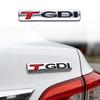 Premium Metal GDi TGDI 3D Car Emblem for Hyundai Sonata IX35 Tucson Elantra | SKJD6 Rear Tailgate Zinc Alloy Badge Decoration Sticker