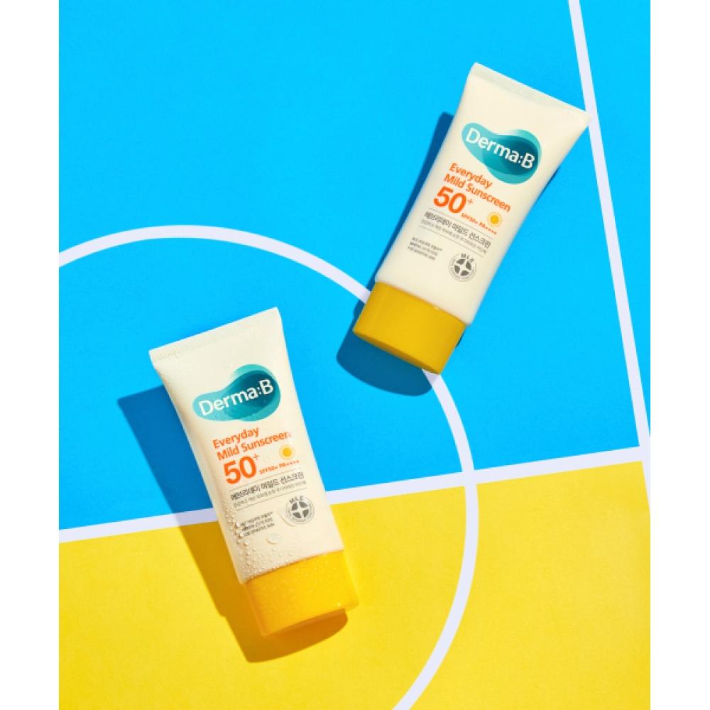 Dermab Everyday Mild Sunscreen 50ml Spf50+pa++++x 2 Pcs NONE
