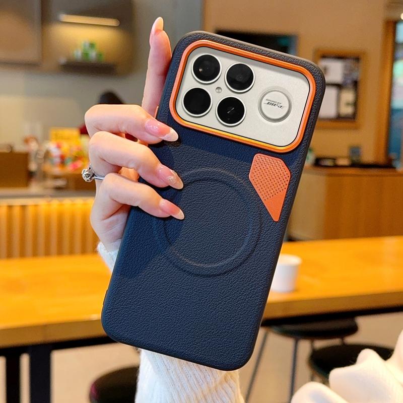 Custodia rigida in PU magnetica per ricarica wireless, cover posteriore protettiva per telefono Xiaomi POCO F8 Ultra, POCO F8 Pro, F8Ultra