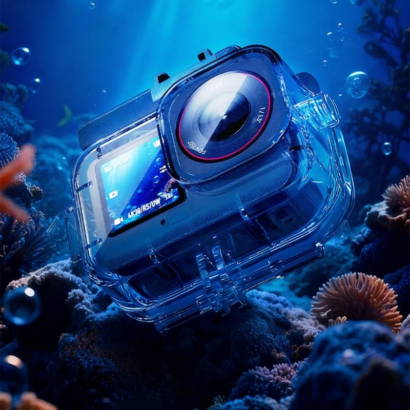 Waterproof Housing For Action 6 Camera Diving Case Defense Scratch Resistant Cover 2Cold Shoe Slot Interfaces