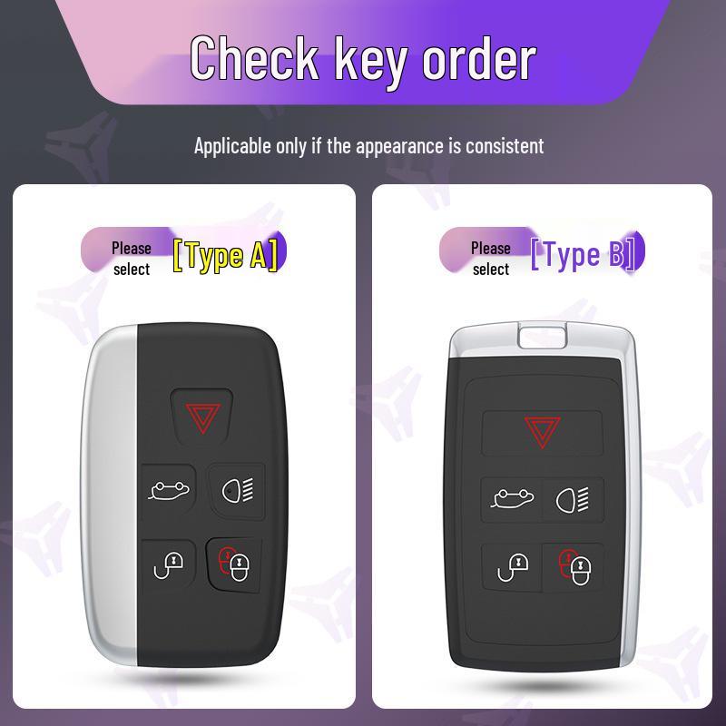 Land Rover Defender & Range Rover Key Case Cartoon Shell: Evoque, Discovery 4/5, Sport, Velar, Freelander 2.
