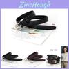 Womens Simple Highend Pu Waist Belt With Alloy Buckle For Fashion And Work