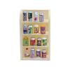 Miniature Supermarket Play Set: Toy Shelf with Drinks & Snacks for Kids' Playhouse